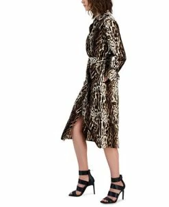 INC International Concepts Women's Belted Shirtdress, Created For Macy's -Adrianna Papell Sales Shop 23643633 fpx