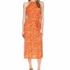 Michael Kors Women's Chain-Print Chain Midi Dress -Adrianna Papell Sales Shop 23650909 fpx