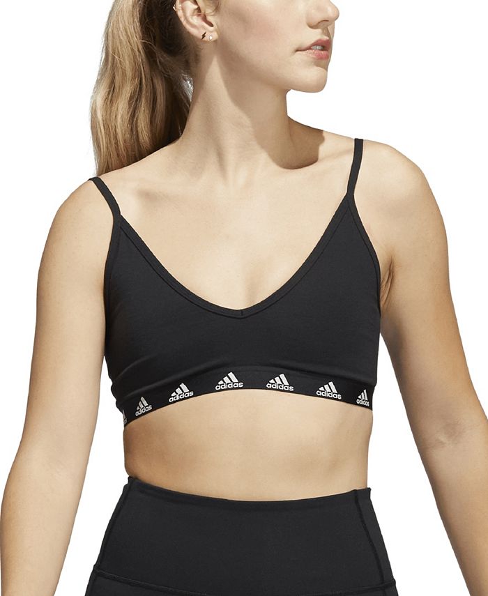 Women's Purebare Light-Support Scoop Neck Sports Bra, HA0067 ADIDAS Women's Purebare Light-Support Scoop Neck Sports Bra, HA0067 -Adrianna Papell Sales Shop