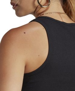 ADIDAS Women's Adicolor Essentials Round Neck Rib Tank Top 5 ADIDAS Women's Adicolor Essentials Round Neck Rib Tank Top -Adrianna Papell Sales Shop 23654130 fpx