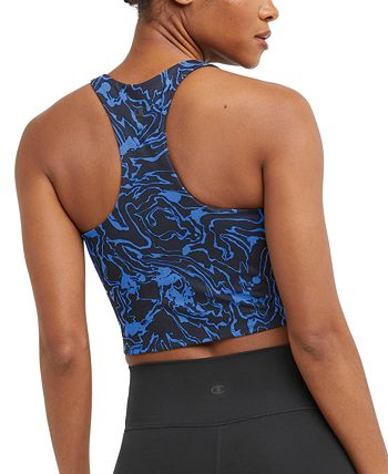 Women's Soft Touch Printed Racerback Cropped Top Champion Women's Soft Touch Printed Racerback Cropped Top -Adrianna Papell Sales Shop