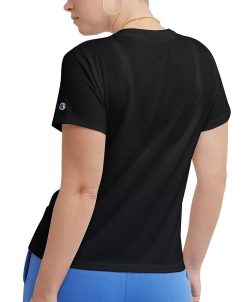 Champion Women's Classic Cotton Logo Graphic-Print Tee -Adrianna Papell Sales Shop 23657119 fpx