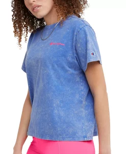 Champion Women's Classic Acid Wash Crewneck Tee -Adrianna Papell Sales Shop 23657324 fpx