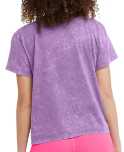 Champion Women's Classic Acid Wash Crewneck Tee -Adrianna Papell Sales Shop 23657328 fpx