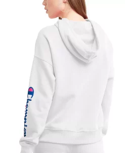 Champion Women's Powerblend Graphic-Print Hoodie -Adrianna Papell Sales Shop 23666004 fpx