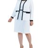 Kasper Plus Size Stretch Contrast Frame Cardigan & Stretch Contrast Frame Dress 1 Kasper Plus Size Stretch Contrast Frame Cardigan & Stretch Contrast Frame Dress -Adrianna Papell Sales Shop 23676317 fpx