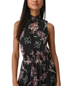 Karl Lagerfeld Paris Women's Signature-Print Sleeveless Dress 10 Karl Lagerfeld Paris Women's Signature-Print Sleeveless Dress -Adrianna Papell Sales Shop 23676676 fpx