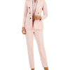 Anne Klein Faux Double Breasted Blazer, Printed Chiffon Blouse, And Bowie Pants -Adrianna Papell Sales Shop 23676861 fpx