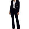 Anne Klein Faux Double Breasted Blazer, Puff Sleeve Blouse, And High Rise Flare Pant 2 Anne Klein Faux Double Breasted Blazer, Puff Sleeve Blouse, And High Rise Flare Pant -Adrianna Papell Sales Shop 23677033 fpx