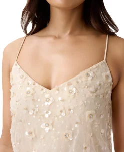 Adrianna Papell Women's Floral Embellished Sleeveless Blouson Gown -Adrianna Papell Sales Shop 23684737 fpx