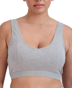Steve Madden Women's Ribbed Stretch Bralette SM02151 -Adrianna Papell Sales Shop 23705954 fpx