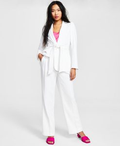 Bar III Women's Textured Jacket, Camisole & Pants, Created For Macy's