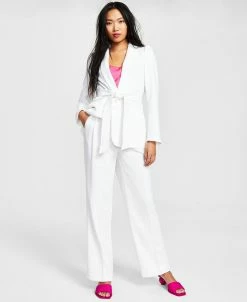 Bar III Women's Textured Jacket, Camisole & Pants, Created For Macy's