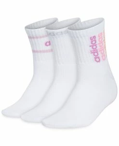 ADIDAS Women's 3-Pk. Sport Linear 2 High Quarter Socks