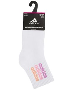 ADIDAS Women's 3-Pk. Sport Linear 2 High Quarter Socks -Adrianna Papell Sales Shop 23718005 fpx