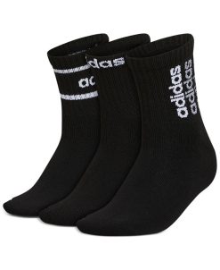 ADIDAS Women's 3-Pk. Sport Linear 2 High Quarter Socks