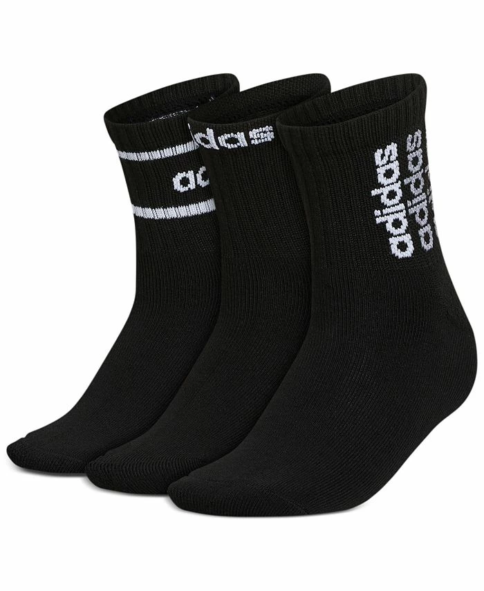 ADIDAS Women's 3-Pk. Sport Linear 2 High Quarter Socks 3 ADIDAS Women's 3-Pk. Sport Linear 2 High Quarter Socks