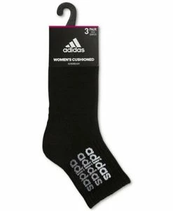 ADIDAS Women's 3-Pk. Sport Linear 2 High Quarter Socks 12 ADIDAS Women's 3-Pk. Sport Linear 2 High Quarter Socks -Adrianna Papell Sales Shop 23718111 fpx