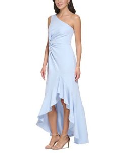 Vince Camuto Women's One-Shoulder Side-Twist Gown 4 Vince Camuto Women's One-Shoulder Side-Twist Gown -Adrianna Papell Sales Shop 23720057 fpx