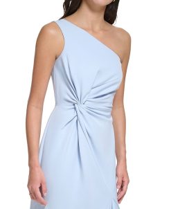 Vince Camuto Women's One-Shoulder Side-Twist Gown 5 Vince Camuto Women's One-Shoulder Side-Twist Gown -Adrianna Papell Sales Shop 23720059 fpx