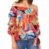 Vince Camuto Women's Off-The-Shoulder Bubble-Sleeve Top -Adrianna Papell Sales Shop 23776747 fpx