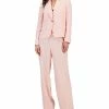 Anne Klein Women's Notched-Collar One-Button Blazer, Harmony Tie-Neck Sleeveless Shell Top & Crepe De Chine High-Rise Wide-Leg Pants With Pleats -Adrianna Papell Sales Shop 23776846 fpx