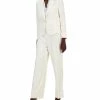 Anne Klein Women's Notched-Collar One-Button Blazer, Ruffle-Trim Tie-Neck Sleeveless Blouse & Collection Side-Zip Hollywood Waist Pants -Adrianna Papell Sales Shop 23776866 fpx