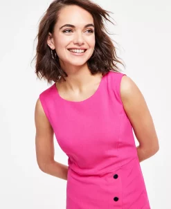 Kasper Women's Asymmetrical Snap-Trim Sheath Dress -Adrianna Papell Sales Shop 23777607 fpx