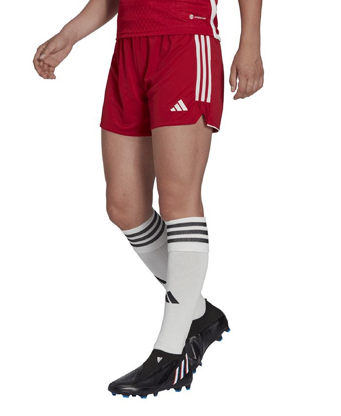 Women's Tiro 23 League Mid Rise Soccer Shorts ADIDAS Women's Tiro 23 League Mid Rise Soccer Shorts -Adrianna Papell Sales Shop