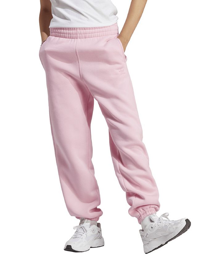 Women's Essentials Fleece High Rise Waist Joggers ADIDAS Women's Essentials Fleece High Rise Waist Joggers -Adrianna Papell Sales Shop