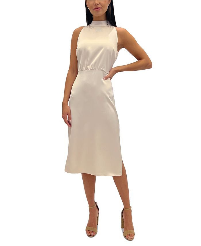 Women's Sequin Striped Sash Mini Dress Sam Edelman Women's Sequin Striped Sash Mini Dress -Adrianna Papell Sales Shop