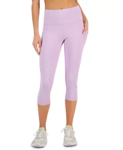 ID Ideology Women's Compression High-Rise Side-Pocket Cropped Leggings, Regular & Petite, Created For Macy's 22 ID Ideology Women's Compression High-Rise Side-Pocket Cropped Leggings, Regular & Petite, Created For Macy's -Adrianna Papell Sales Shop 23850772 fpx