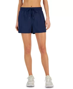 ID Ideology Women's Drawstring Running Shorts, Created For Macy's -Adrianna Papell Sales Shop 23850898 fpx