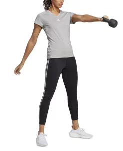 ADIDAS Women's Training Essentials Logo V-neck T-shirt -Adrianna Papell Sales Shop 23900718 fpx