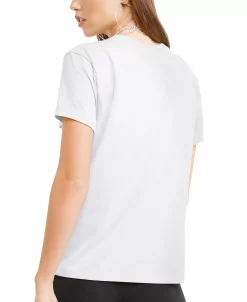 Champion Women's Logo Graphic-Print Cotton Crewneck Tee -Adrianna Papell Sales Shop 23910739 fpx