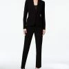 Anne Klein Executive Collection Single-Button Pantsuit, Created For Macy's -Adrianna Papell Sales Shop 8479277 fpx