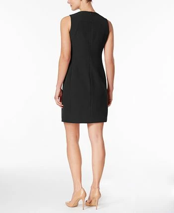 Anne Klein Executive Collection Shawl-Collar Sleeveless Sheath Dress Suit, Created For Macy's 5 Anne Klein Executive Collection Shawl-Collar Sleeveless Sheath Dress Suit, Created For Macy's - Image 3