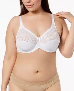 Lilyette Minimizer Comfort Lace Underwire Bra 428 -Adrianna Papell Sales Shop 9673704 fpx