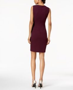 Calvin Klein Starburst Sleeveless Sheath Dress 3 Calvin Klein Starburst Sleeveless Sheath Dress -Adrianna Papell Sales Shop 9810261 fpx